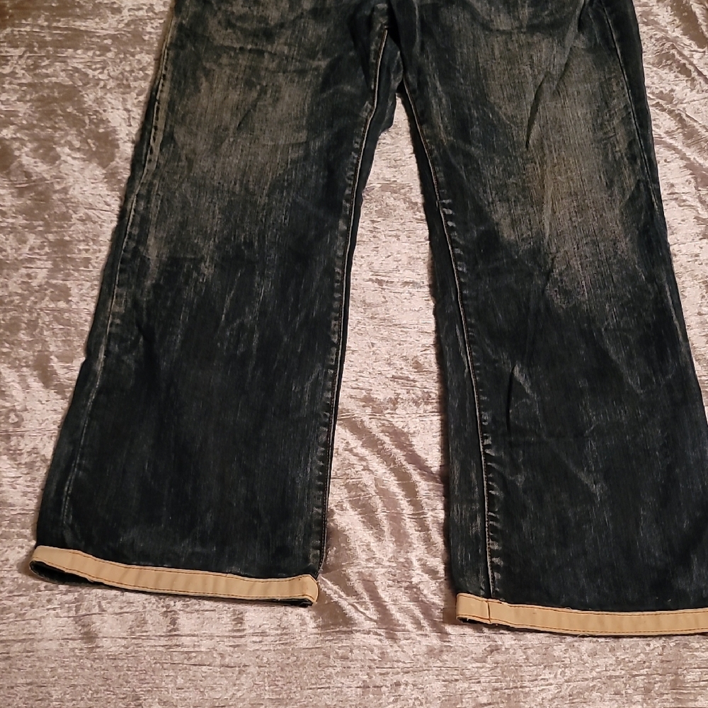 (Rare) Christian Audigier Men's 36 Blue Jeans - Picture 8 of 16